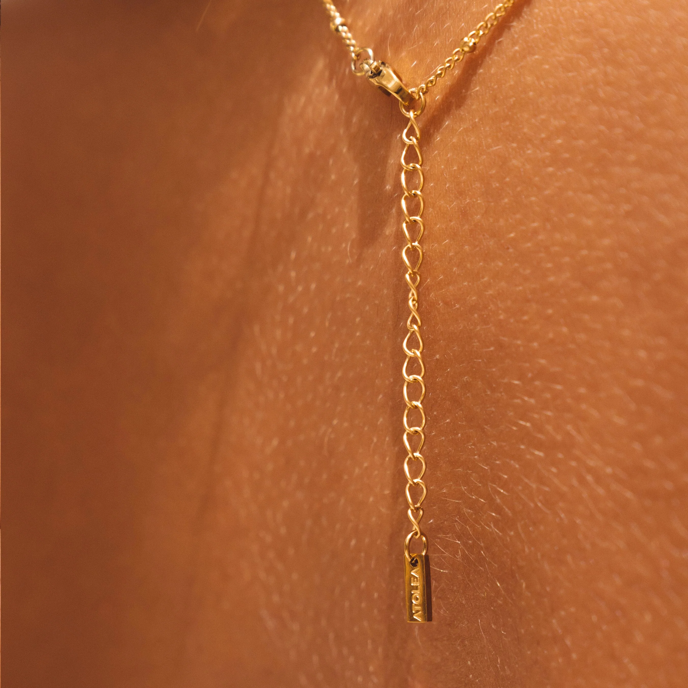 "Athena" Greek Medallion Necklace - Image 3