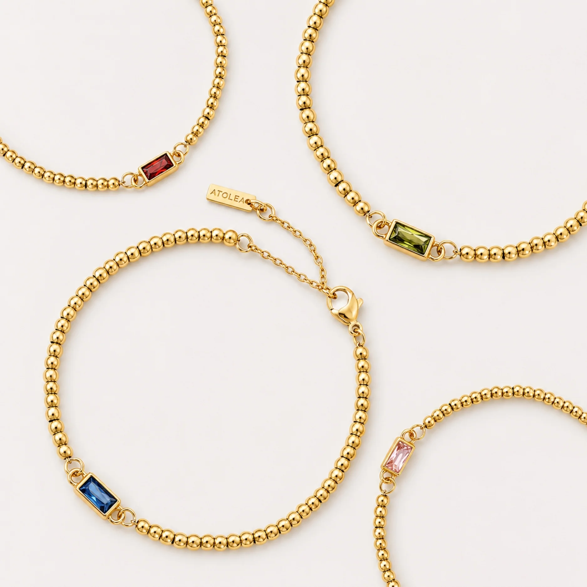 Beaded Birthstone Bracelet - Image 7