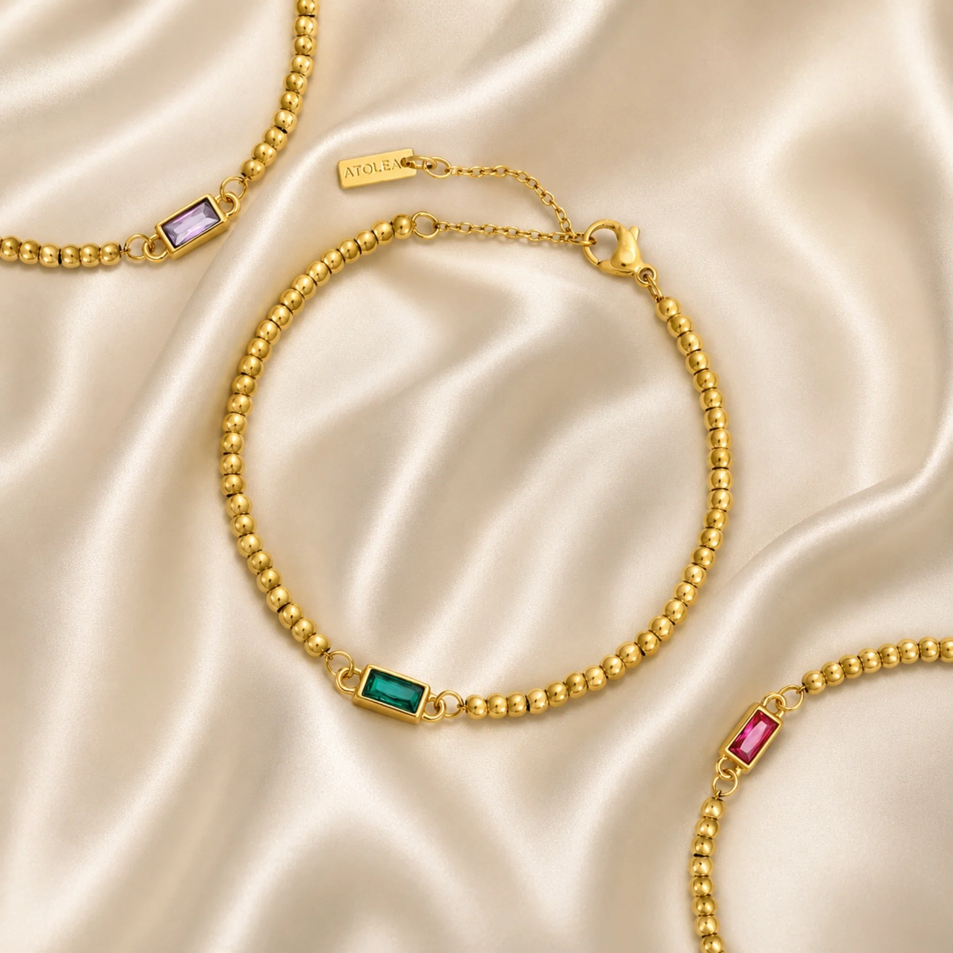 Beaded Birthstone Bracelet - Image 8
