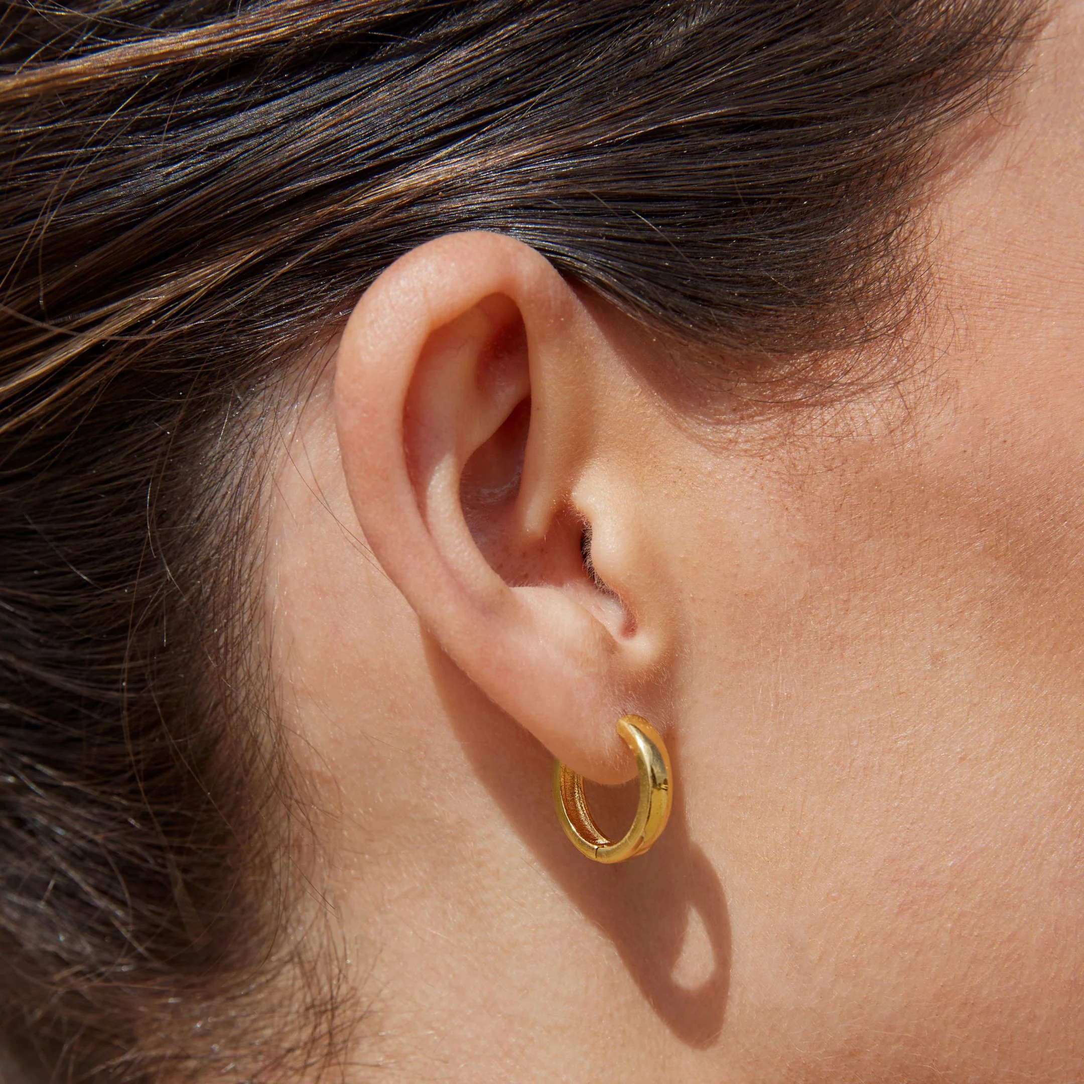 Bold Huggie Hoops - Image 6