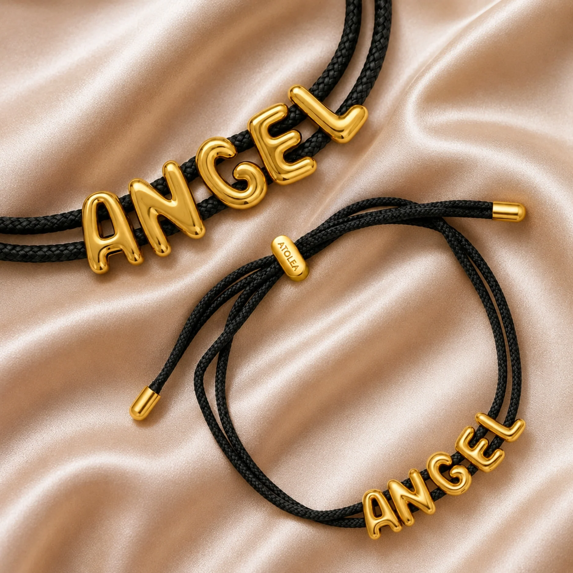 Bubble Name Bracelet - Image 4