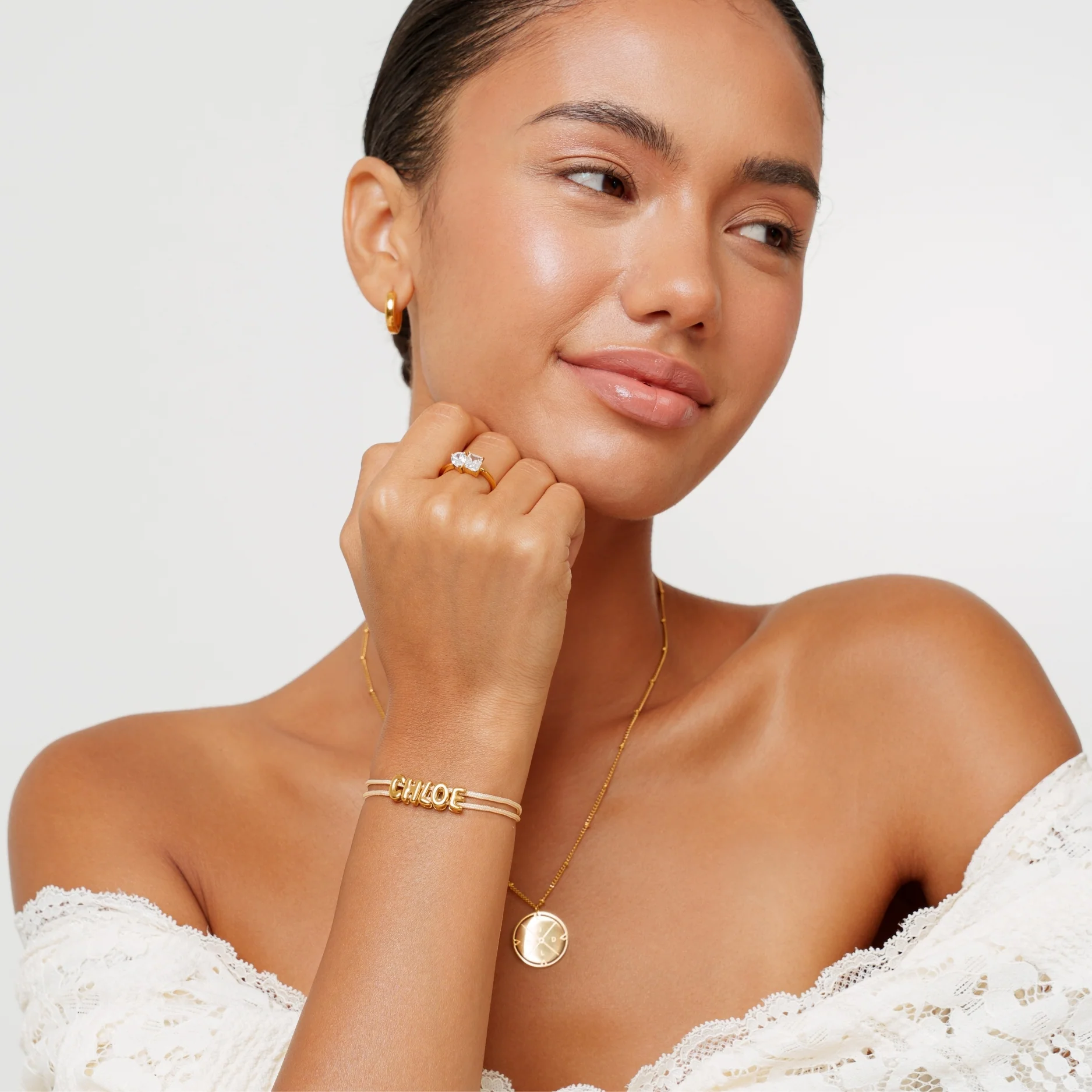 Bubble Name Bracelet - Image 9