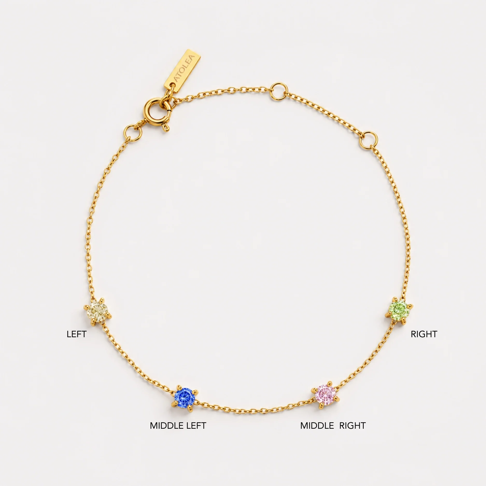 Custom Birthstone Bracelet - Image 8