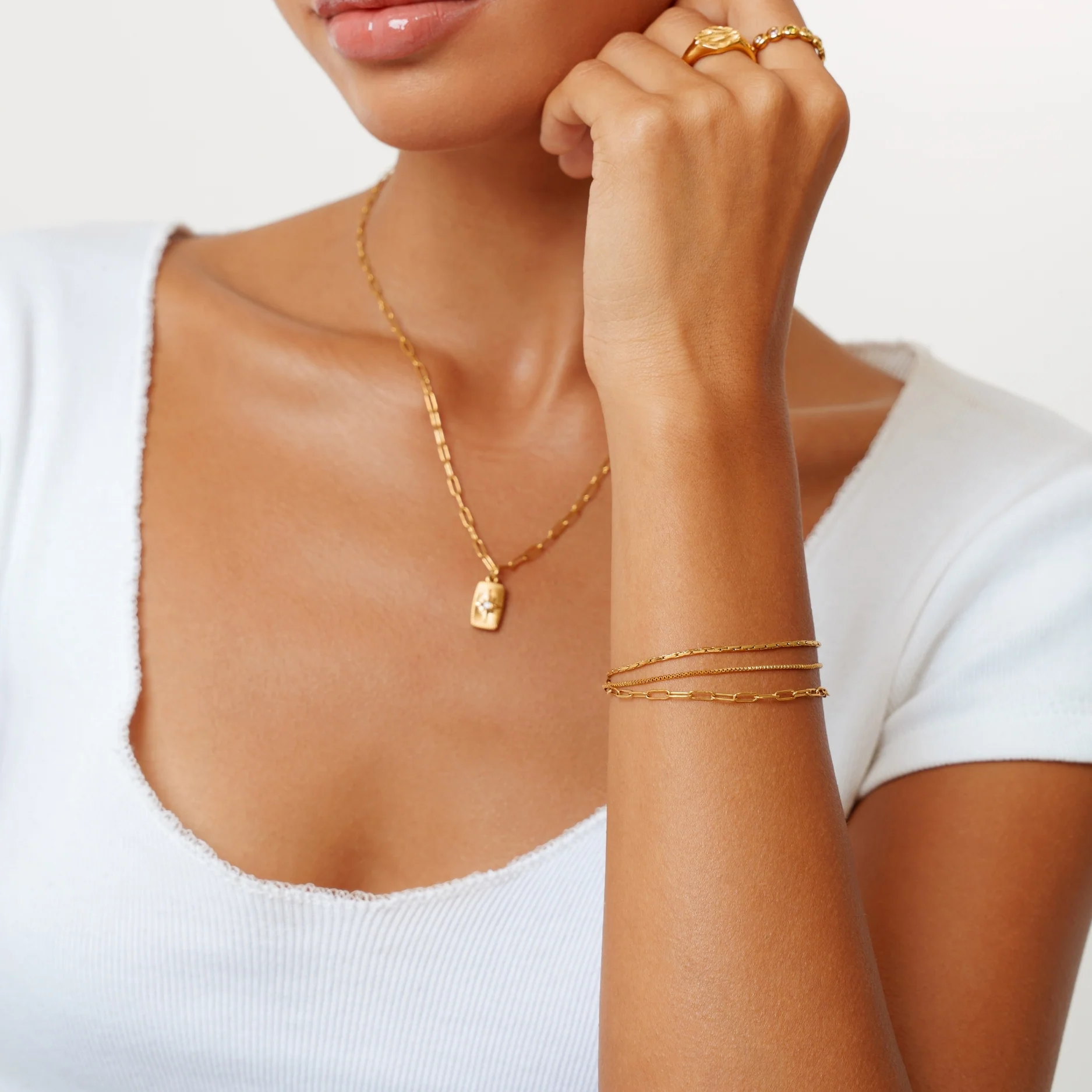 Golden Layered Bracelet - Image 6