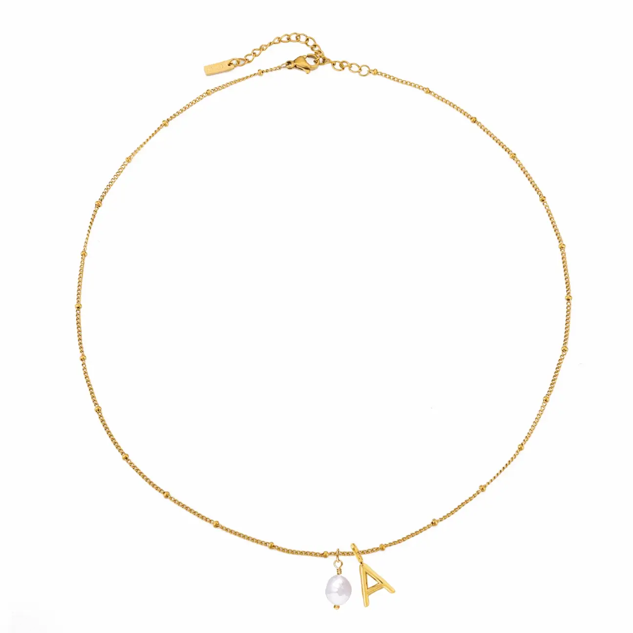 Initial & Pearl Necklace - Image 6