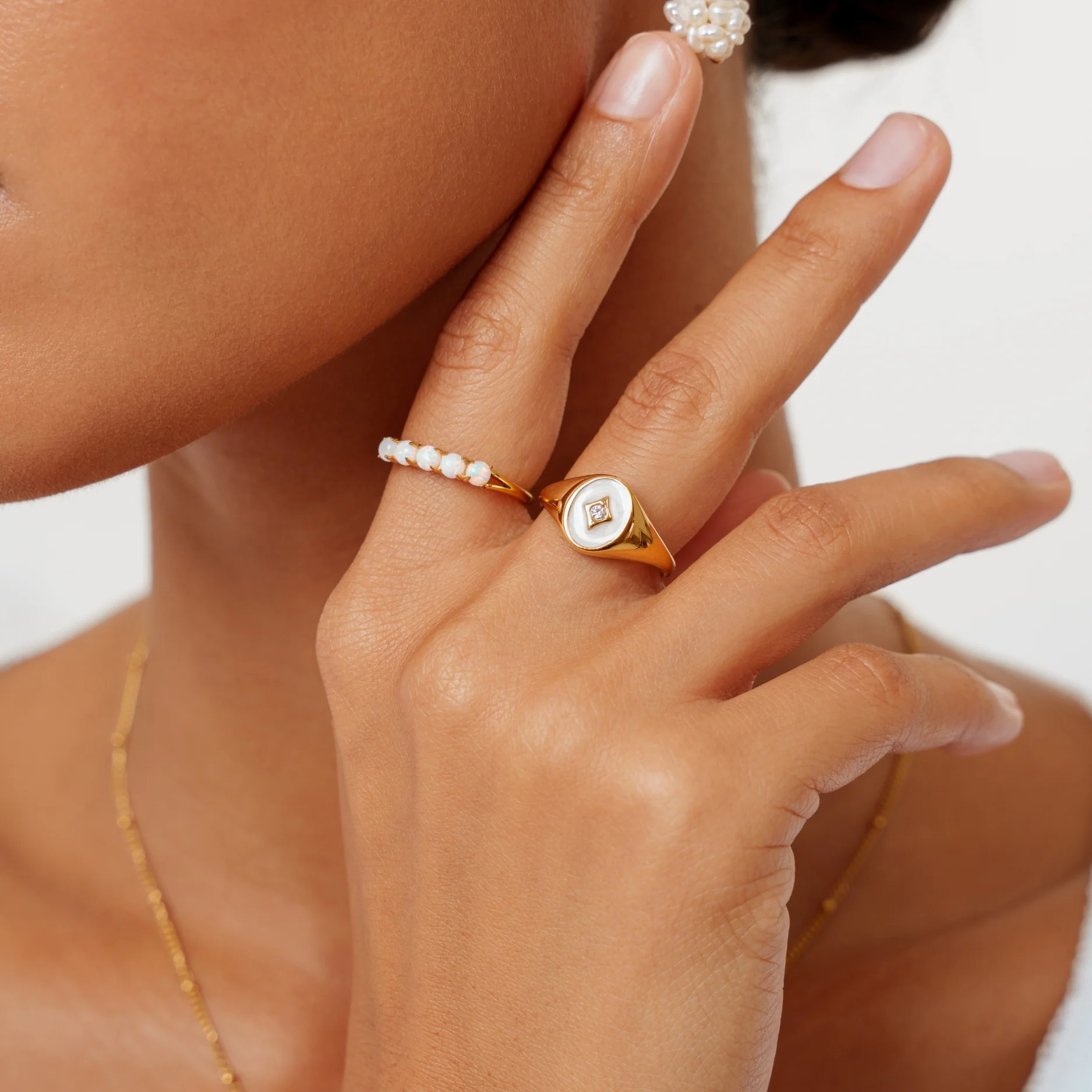 Opal Band Ring - Image 2