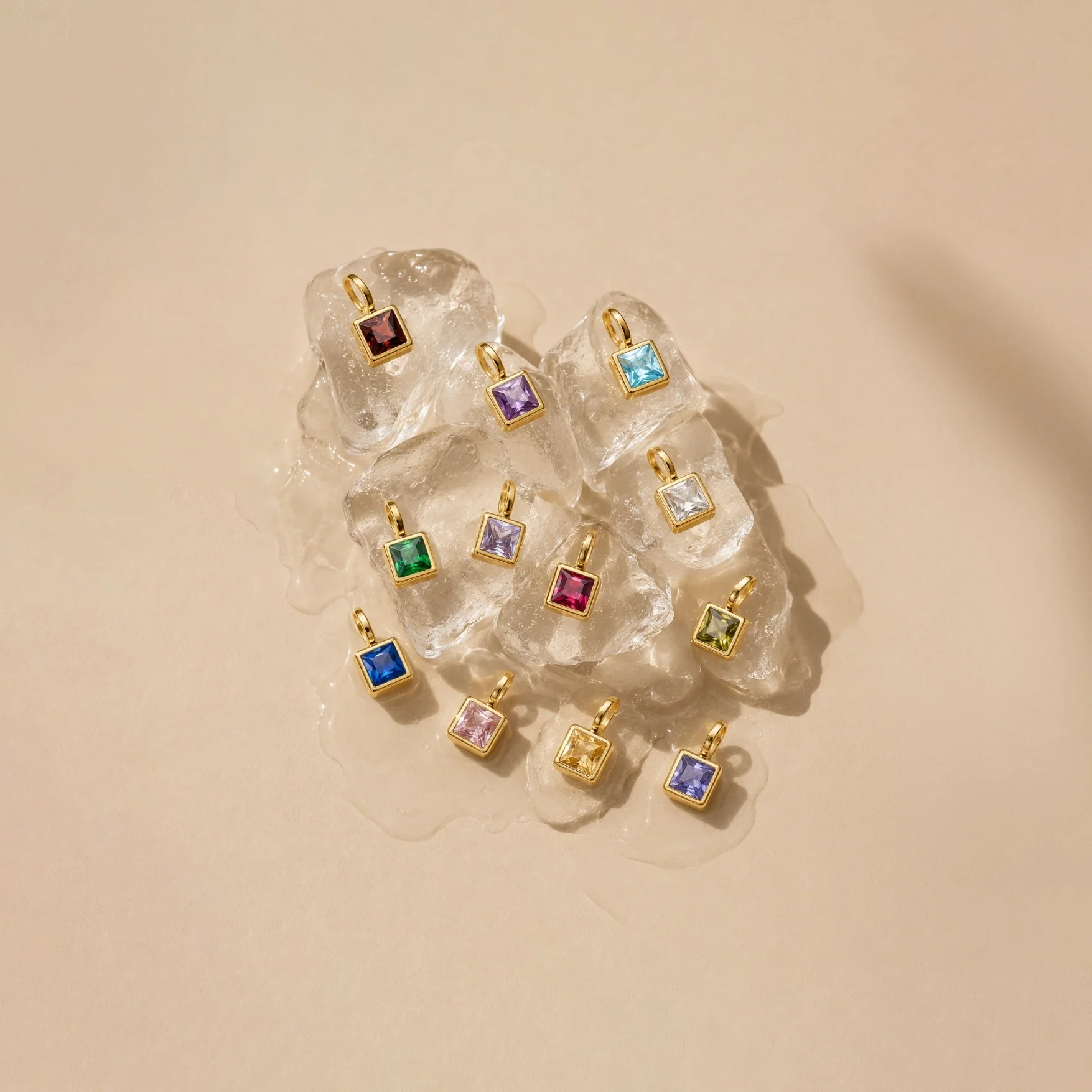 Paperclip Birthstone Necklace - Image 16