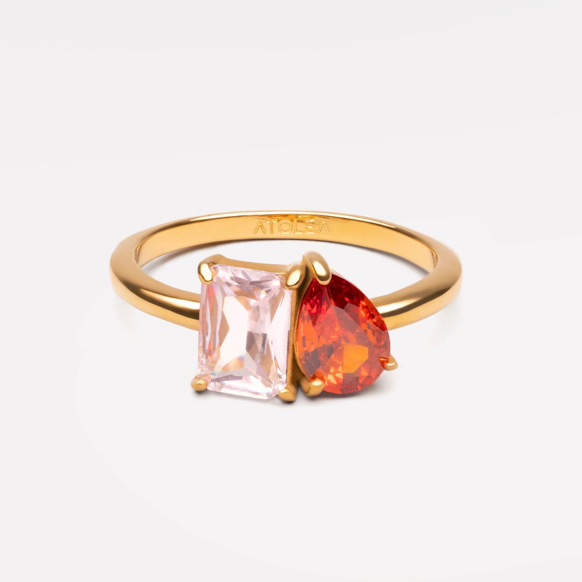 Toi et Moi Birthstone Ring