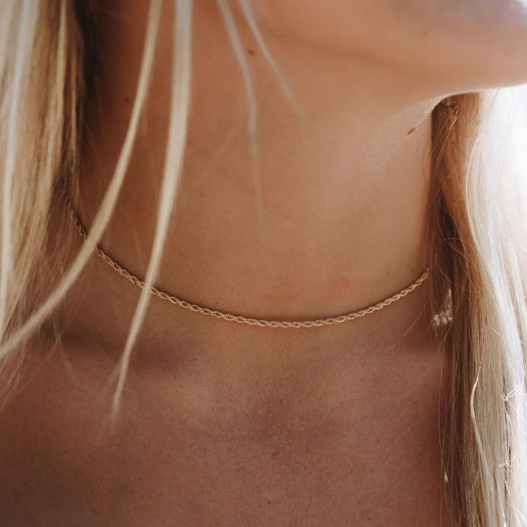 "Calvi" Rope Chain Necklace - Image 2